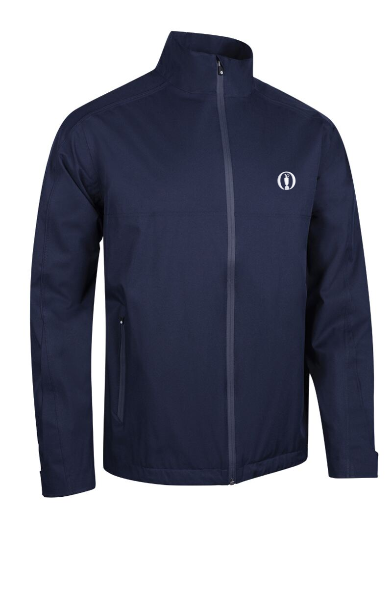 The Open Mens Chest and Sleeve Panel Waterproof Golf Jacket The Open Mens Chest and Sleeve Panel Waterproof Golf Jacket