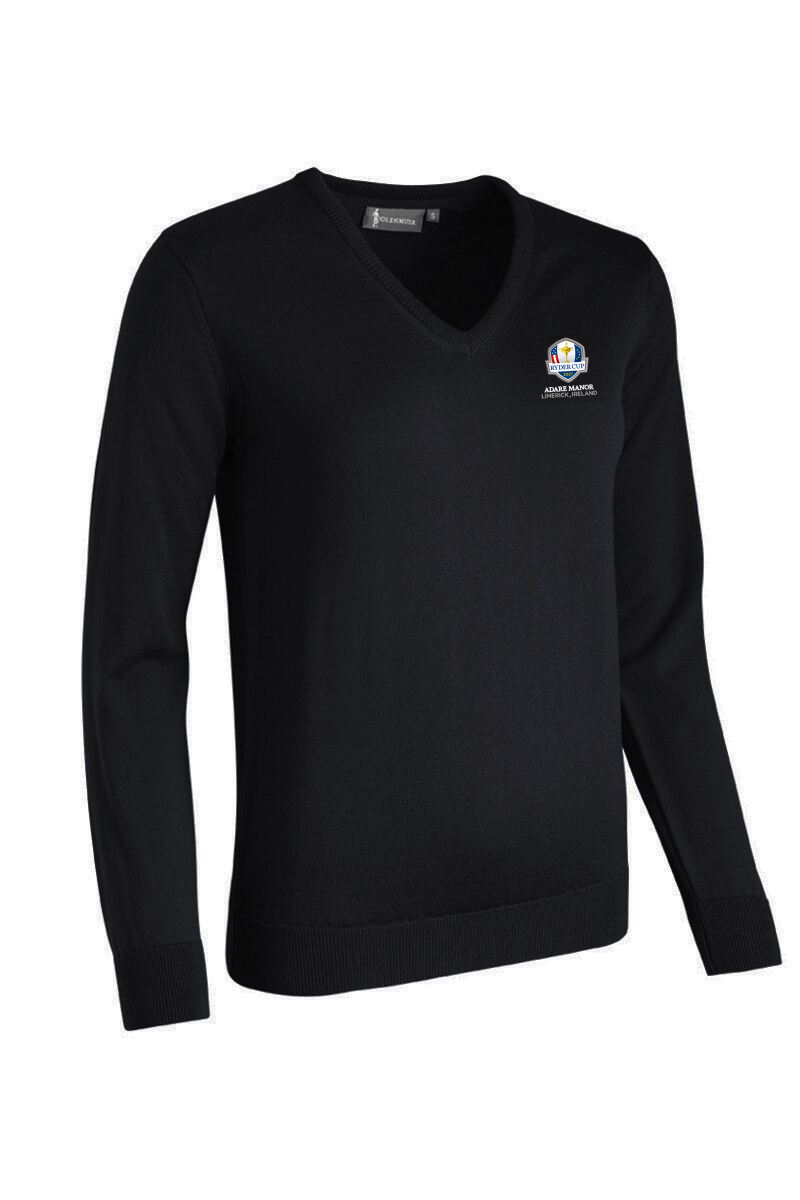 Official Ryder Cup 2027 Ladies V Neck Merino Wool Lightweight Golf Sweater
