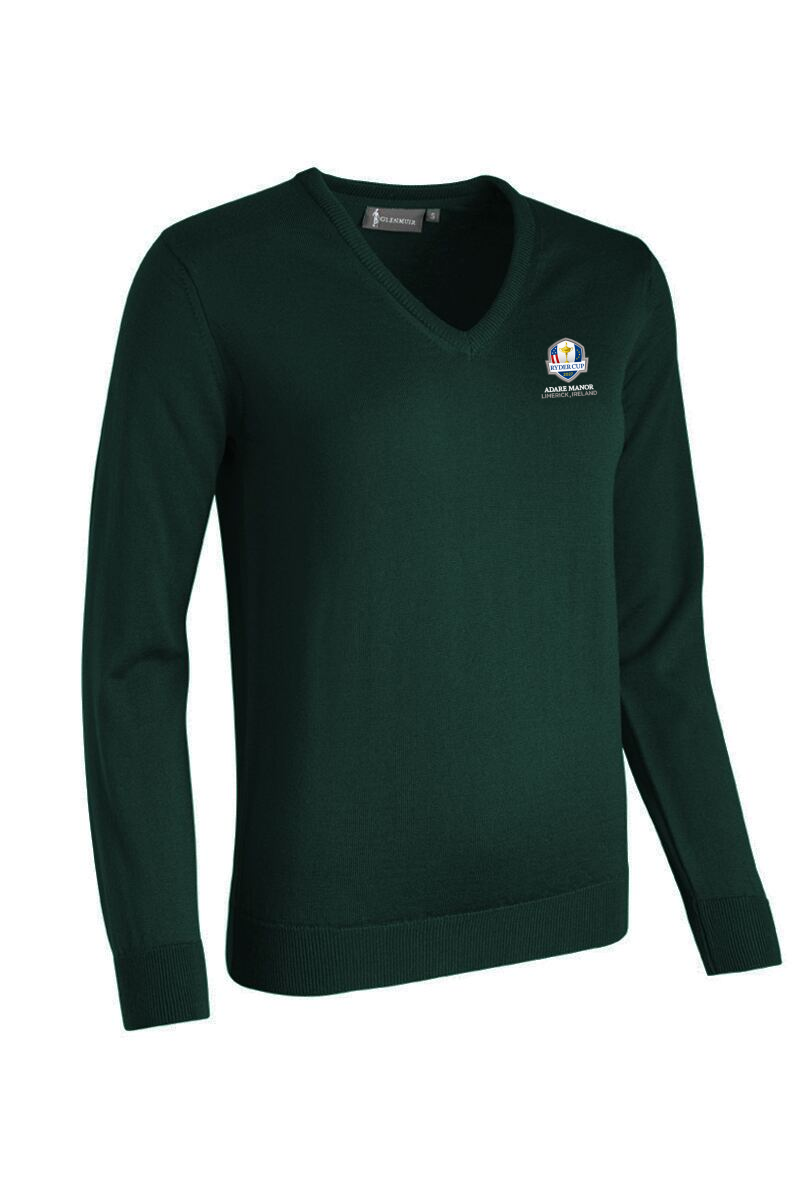 Official Ryder Cup 2027 Ladies V Neck Merino Wool Lightweight Golf Sweater