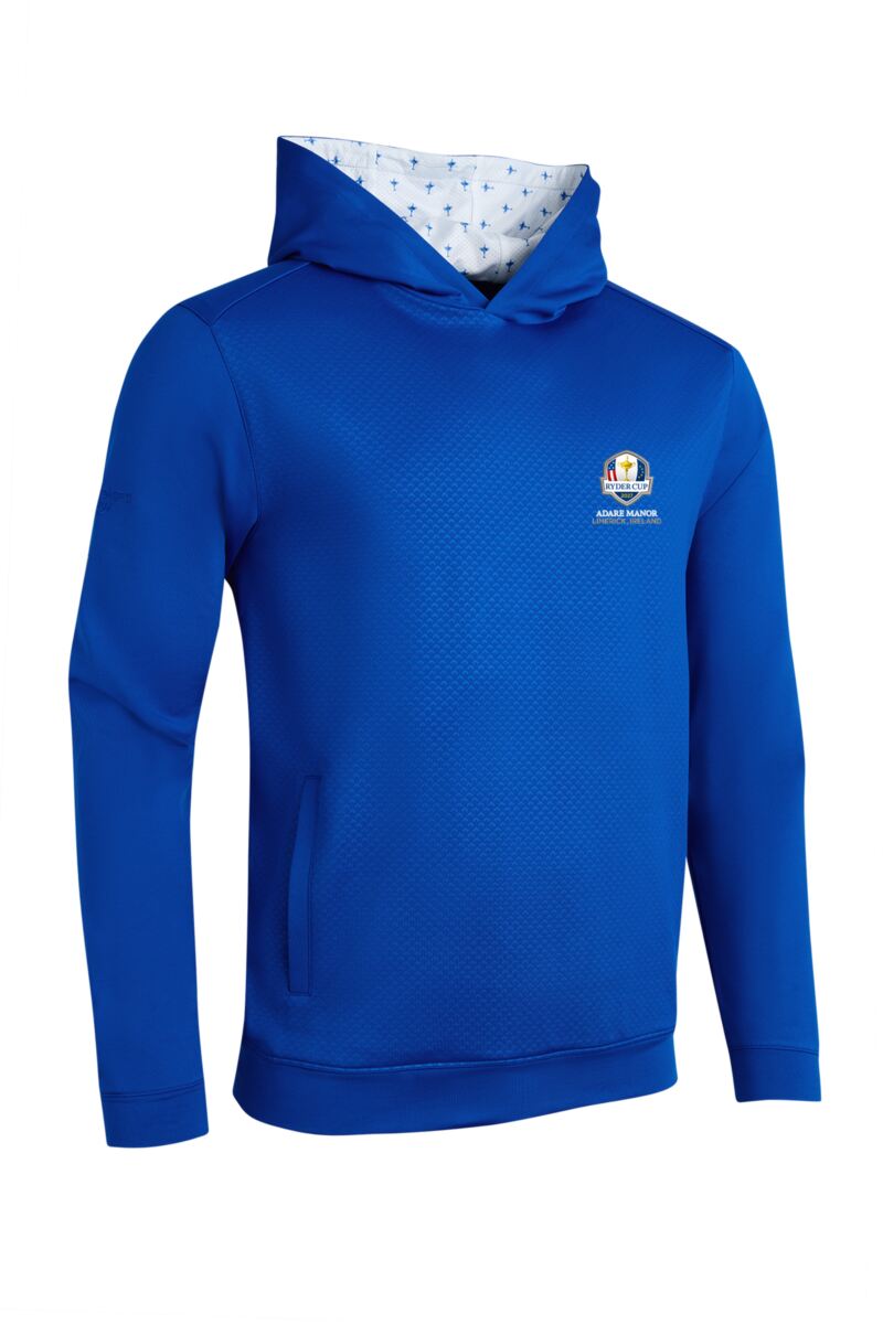 Official Ryder Cup 2027 Mens Hooded Performance Ryder Cup Lined Midweight Golf Midlayer