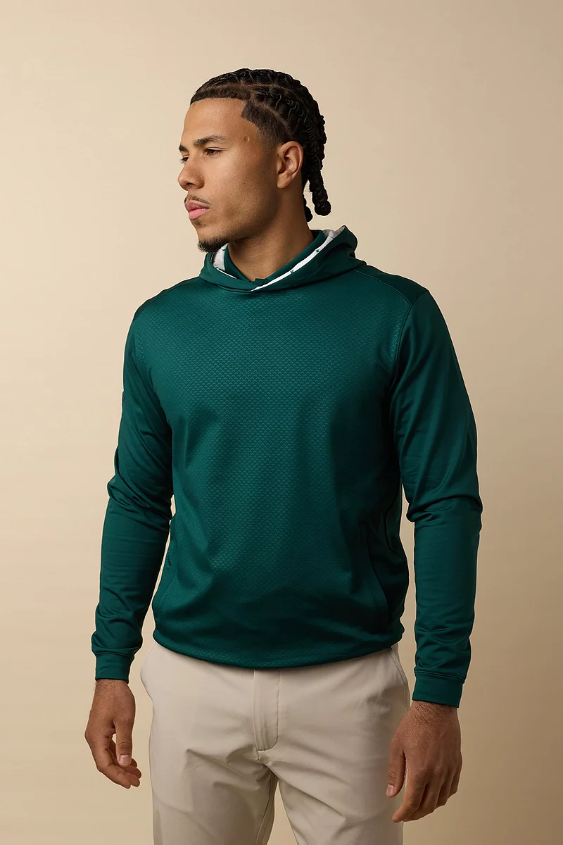 Mens Hooded Performance Ryder Cup Lined Midweight Golf Midlayer