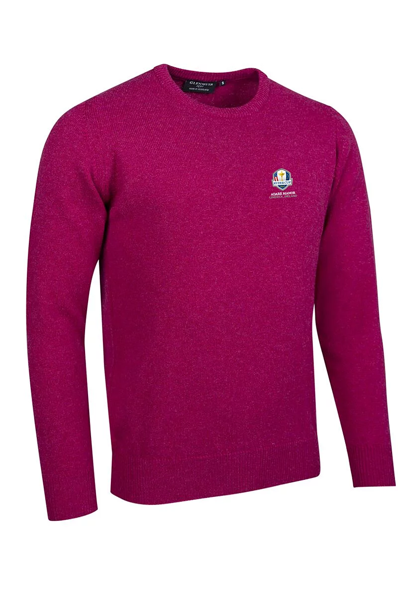 Ryder Cup 2027 Crew Neck Lambswool Midweight Golf Sweater