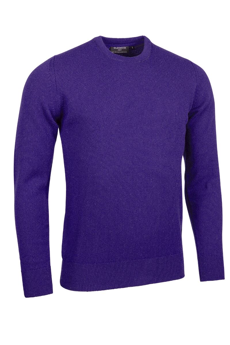 Glenmuir Morar Mens Lambswool Crew Neck Sweatshirt Knitwear 5 Colours RW516 