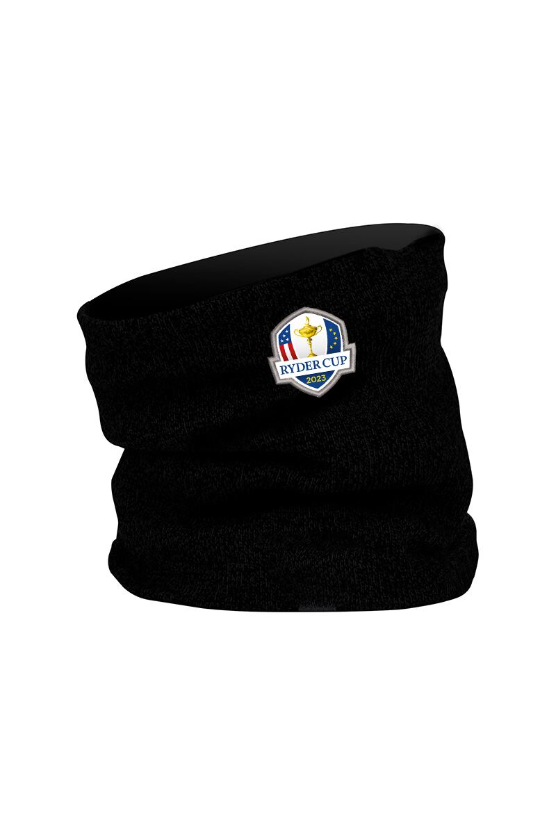 Official Ryder Cup 2025 Mens and Ladies Thermal Lined Golf Neck Warmer Snood Black One Size