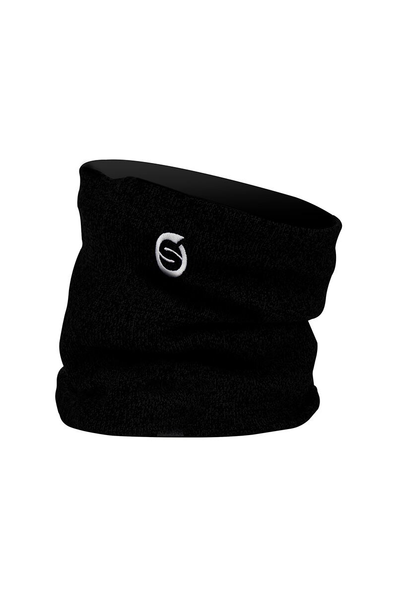 Mens and Ladies Thermal Lined Golf Neck Warmer Snood Black One Size