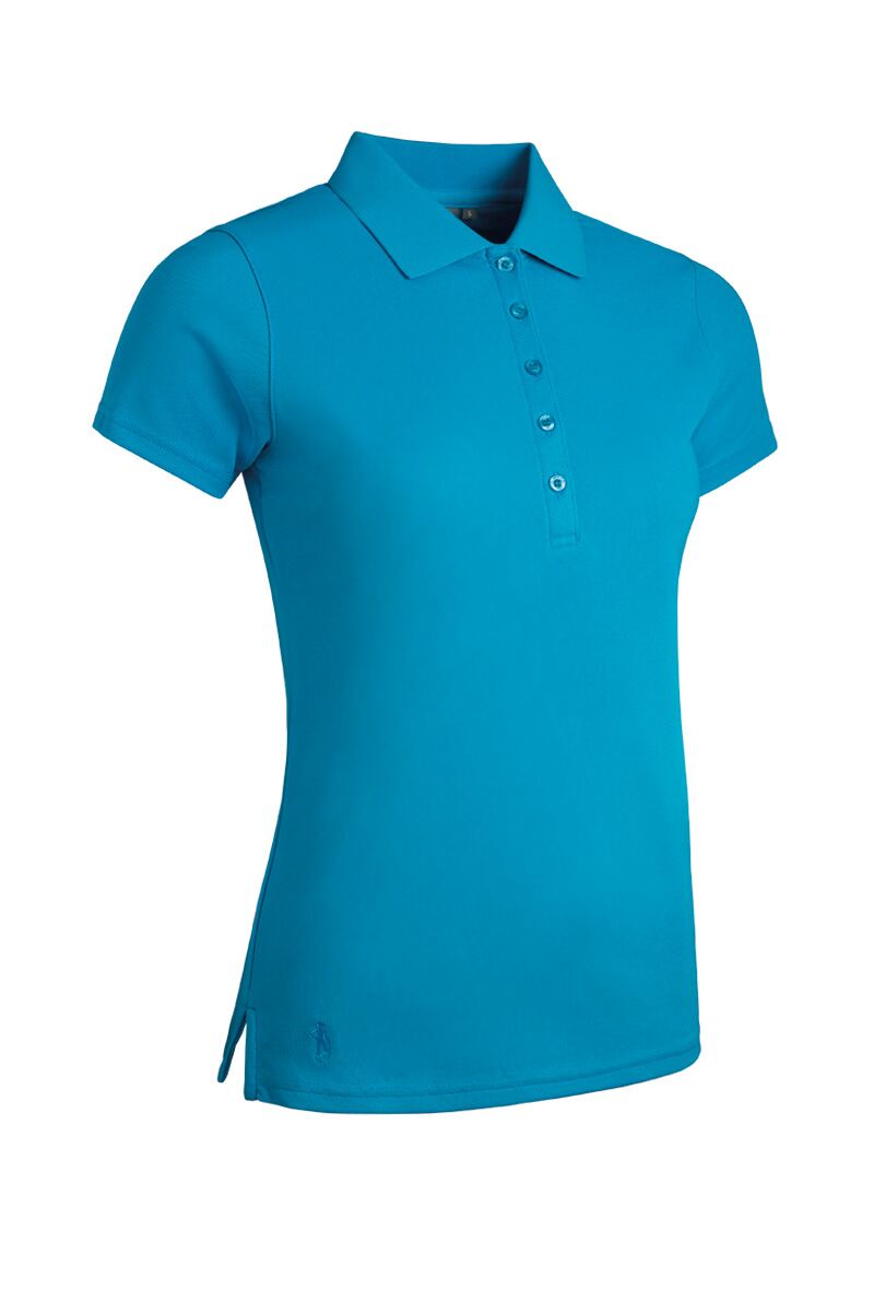 Ladies Performance Pique Golf Polo Shirt Sale Cobalt S