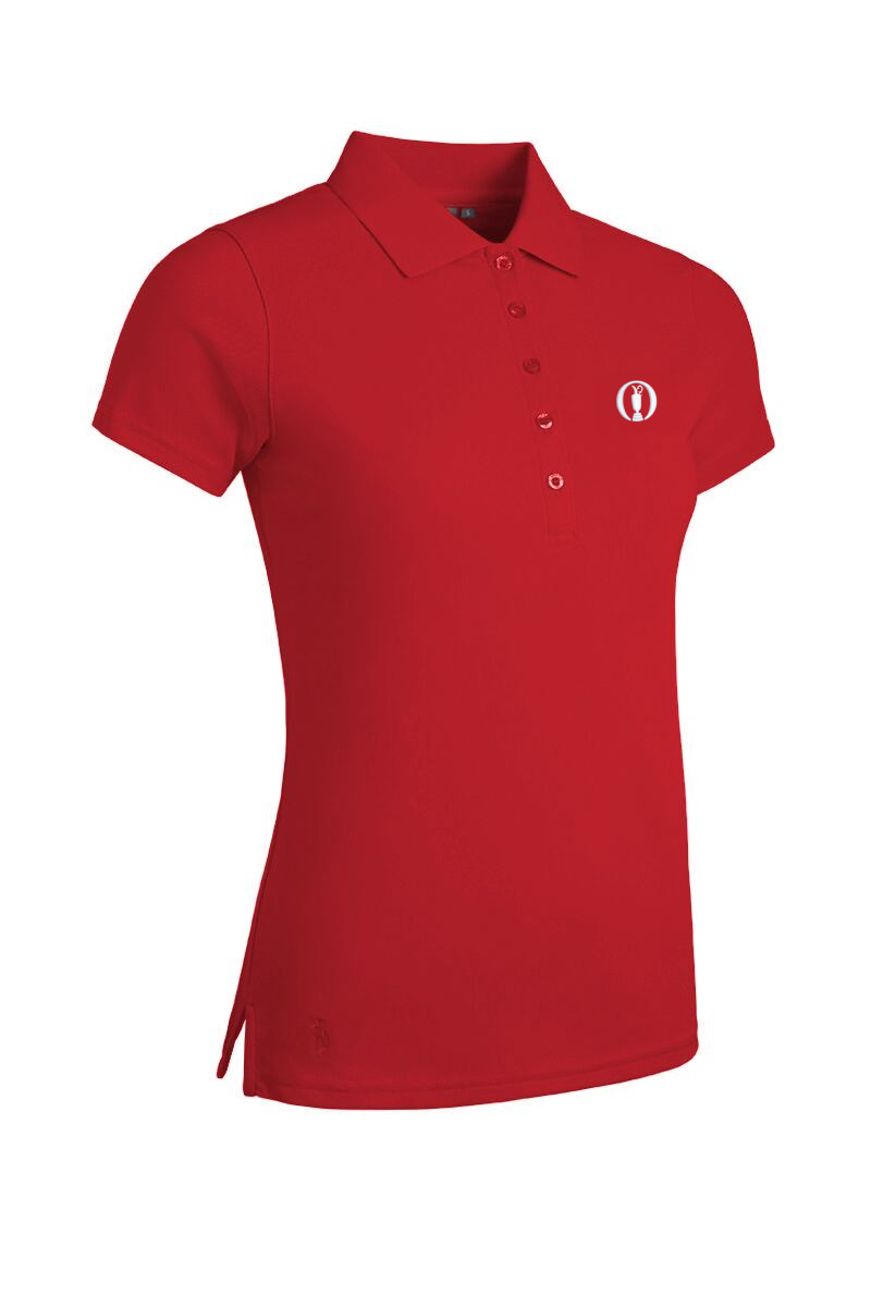 The Open Ladies Performance Pique Golf Polo Shirt