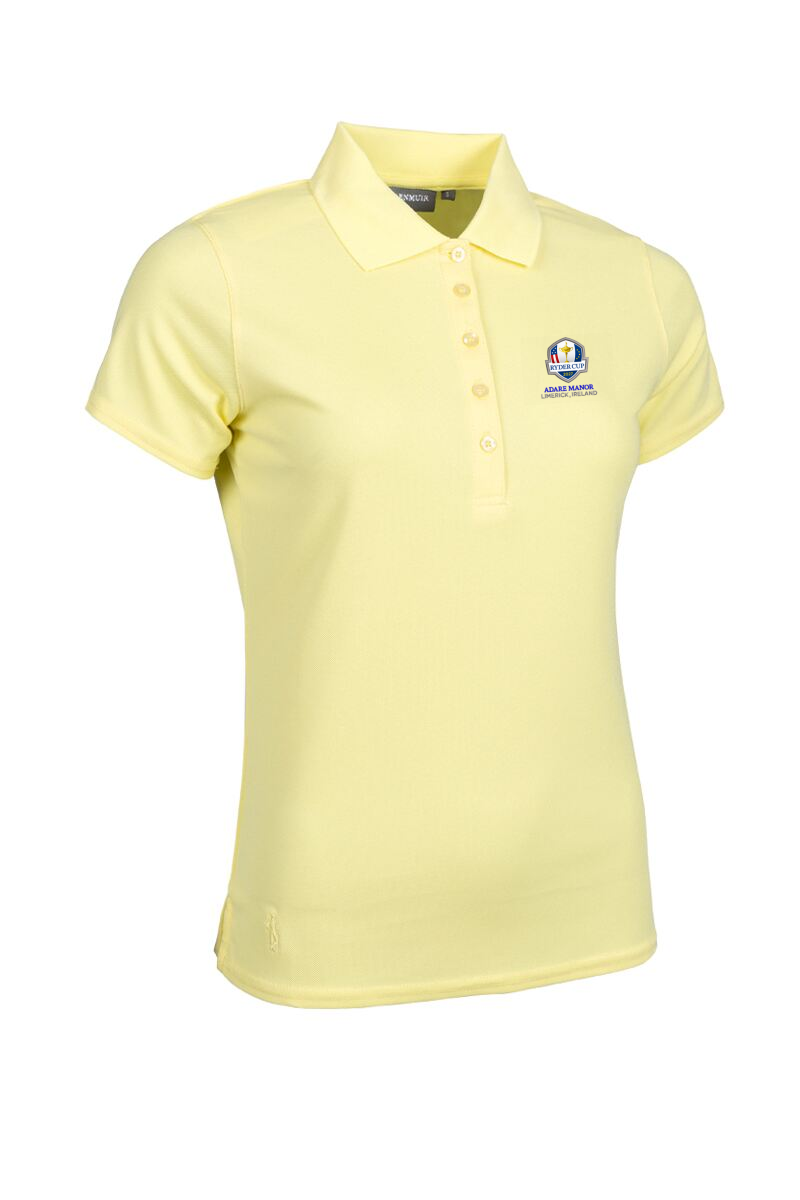 Official Ryder Cup 2027 Ladies Performance Pique Golf Polo Shirt