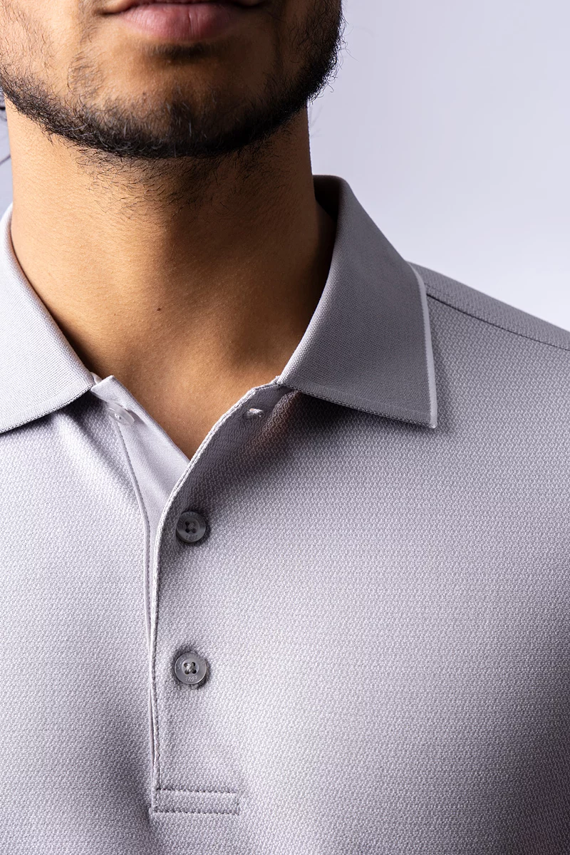 Mens Micro Knit Mercerised Cotton Golf Shirt Sale