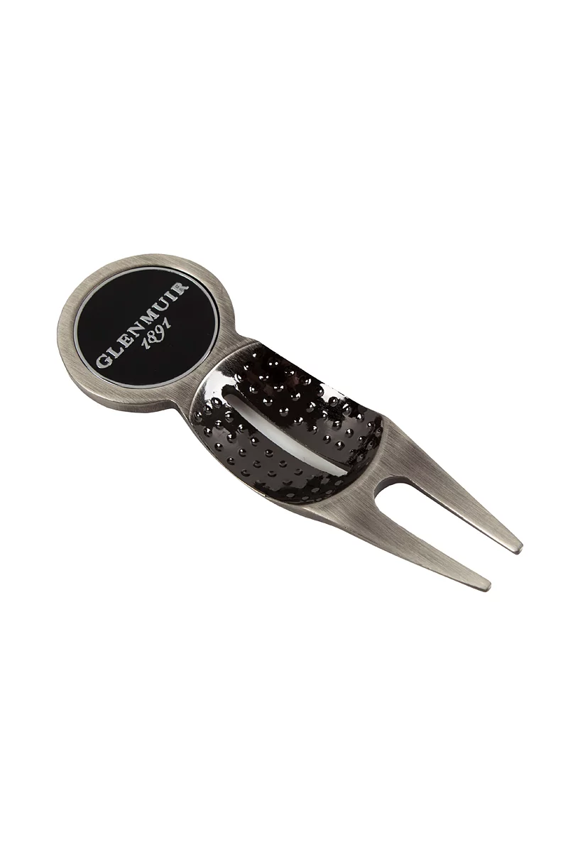Pitchmark Fork with Golf Ball Marker and Alignment Slot Pitchmark Fork with Golf Ball Marker and Alignment Slot