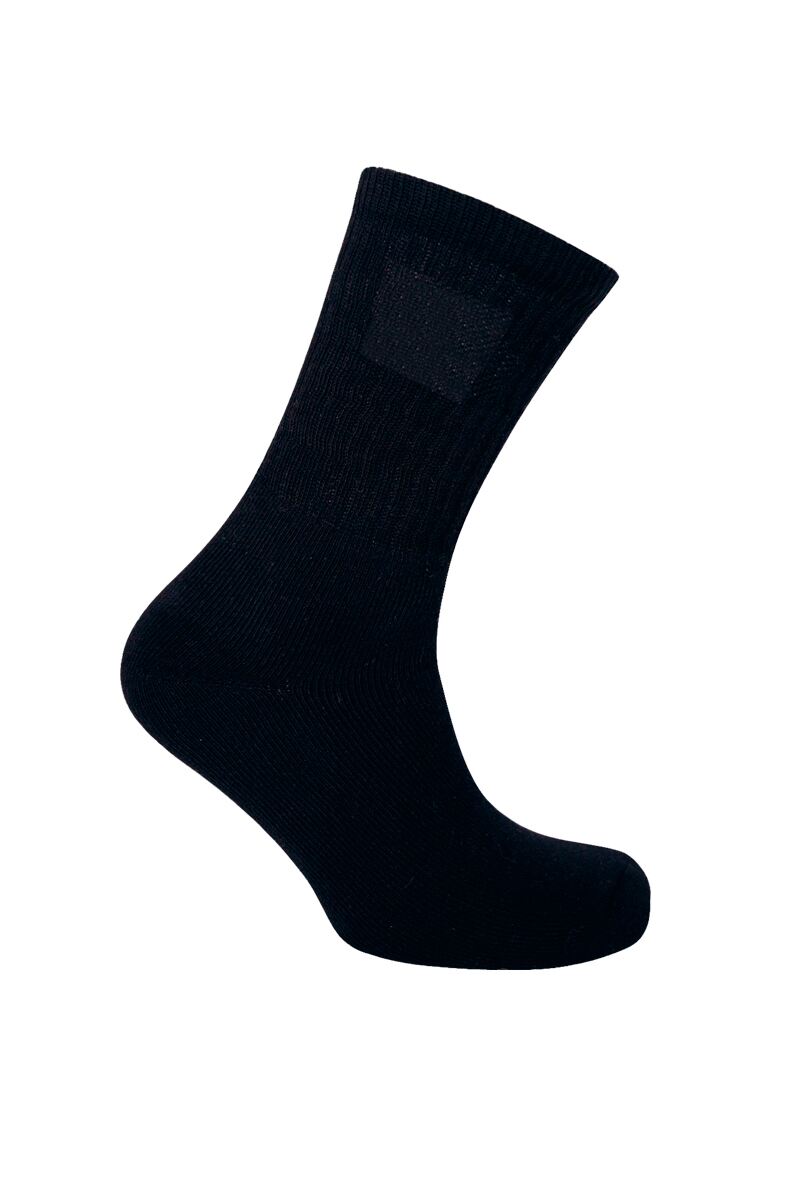 Mens Personalised Cotton Crew Golf Socks for Embroidery Black UK 6-11
