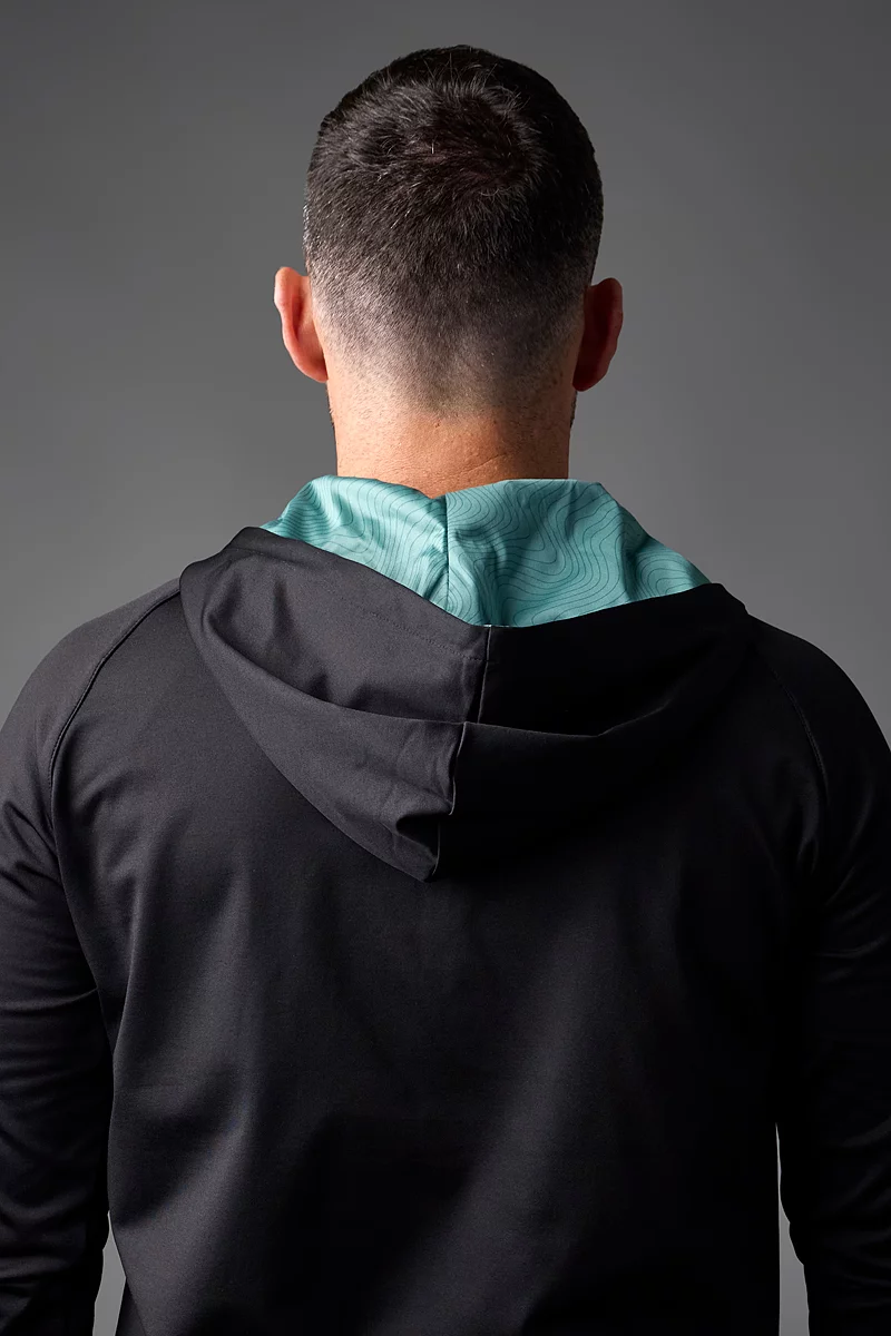 Mens Hybrid Padded Performance Midweight Golf Hoodie