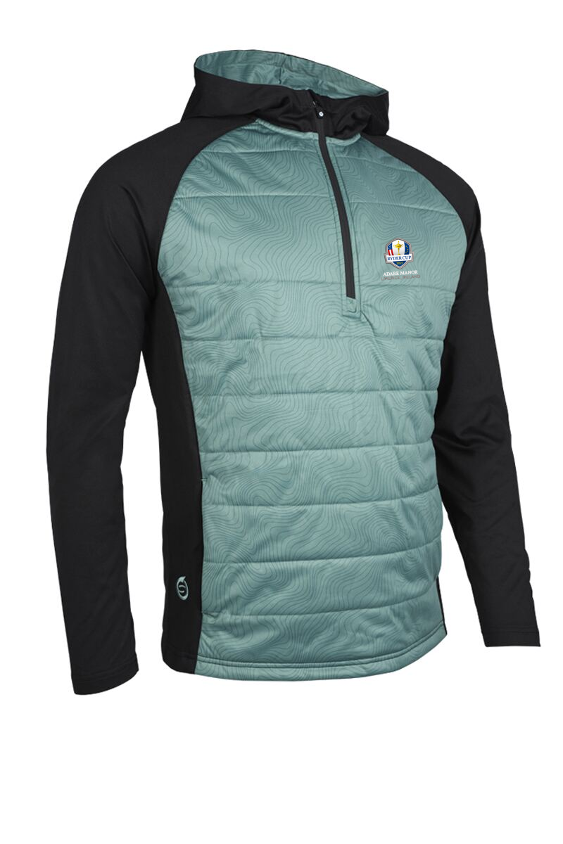 Official Ryder Cup 2027 Mens Hybrid Padded Performance Midweight Golf Hoodie