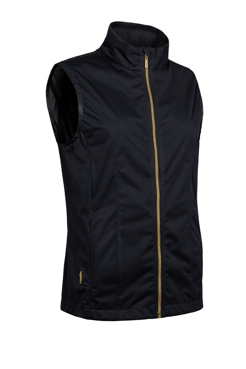 Ladies Full Zip Lightweight Stretch Water Repellent Golf Gilet