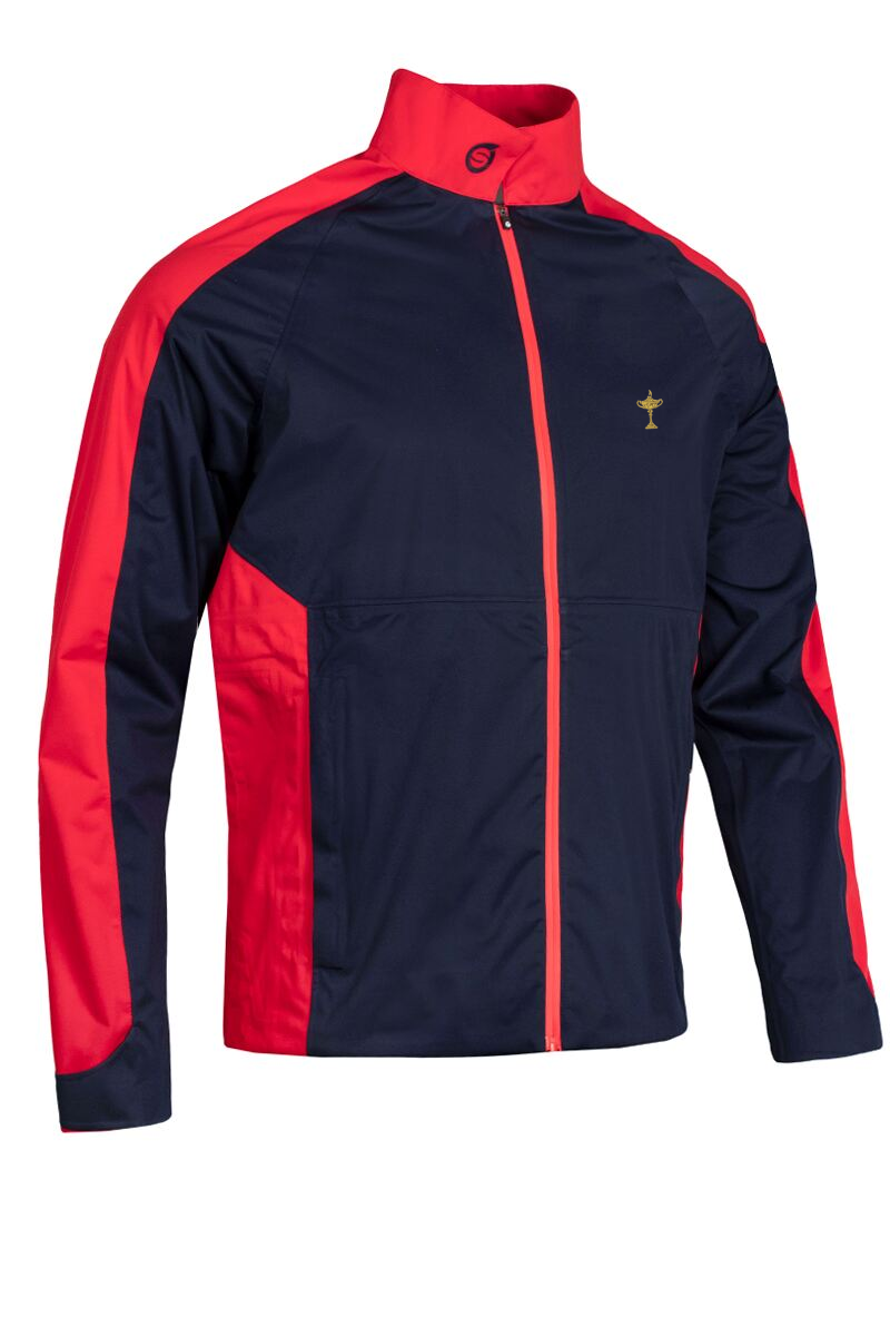 Official Ryder Cup 2027 Mens Seve Lightweight Waterproof Golf Jacket