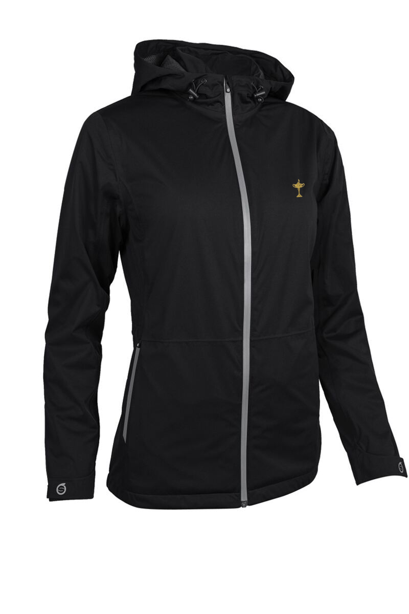 Official Ryder Cup 2027 Ladies Whisperdry Fleece Lined Waterproof Golf Jacket