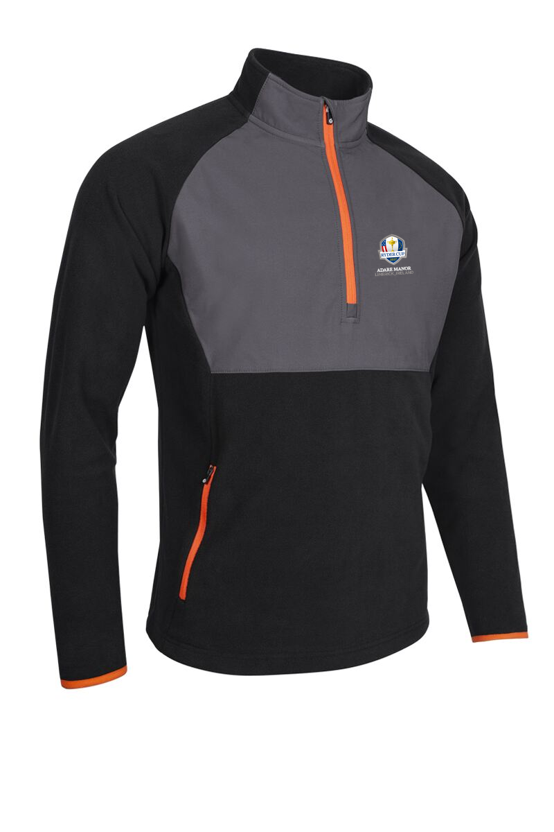 Official Ryder Cup 2027 Mens Hybrid Thermal Fleece Golf Midlayer Official Ryder Cup 2027 Mens Hybrid Thermal Fleece Golf Midlayer