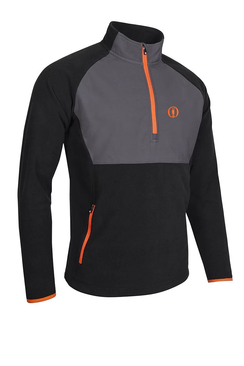 The Open Mens Panelled Waterproof Golf Jacket