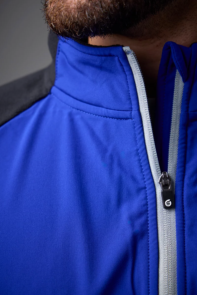 Mens Hybrid Thermal Fleece Golf Midlayer