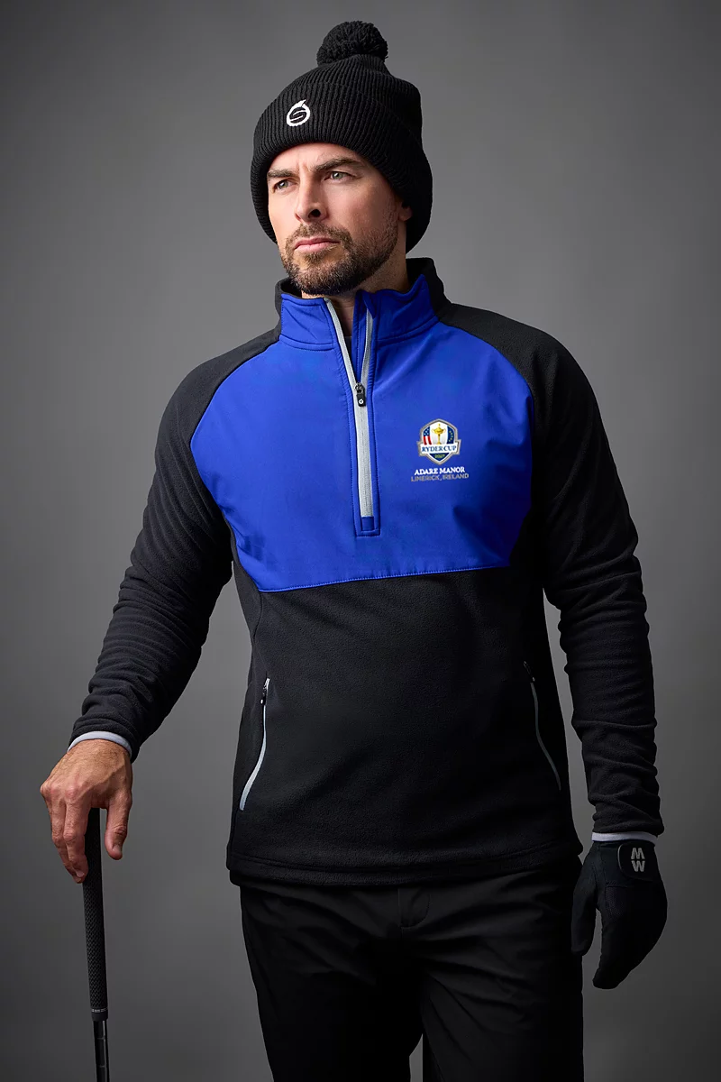 Official Ryder Cup 2027 Mens Hybrid Thermal Fleece Golf Midlayer
