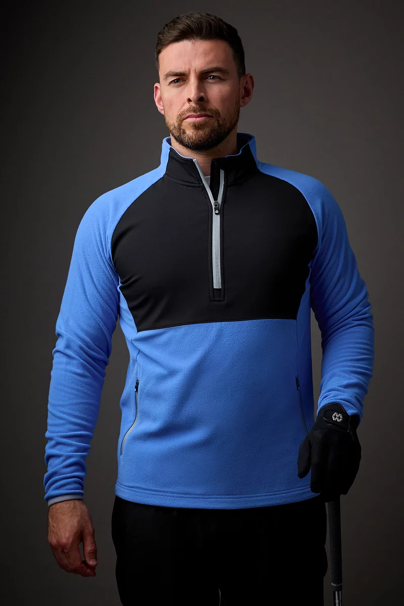 Mens Hybrid Thermal Fleece Golf Midlayer Sale