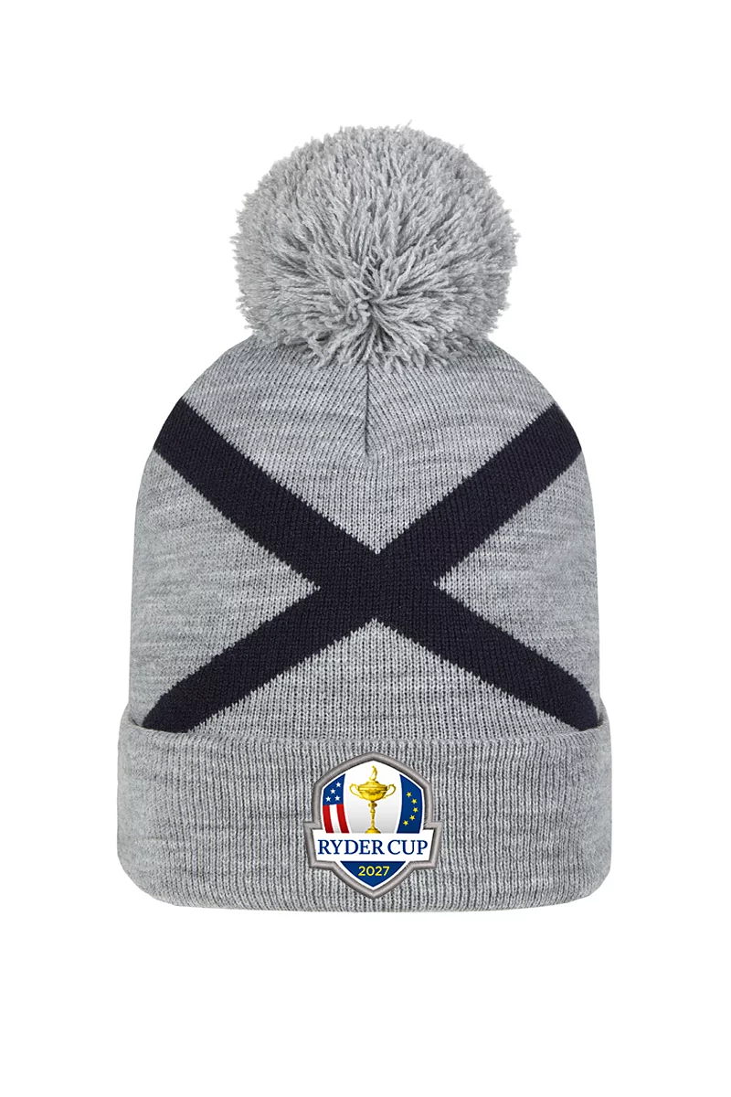 Unisex Ryder Cup Saltire Golf Bobble Hat
