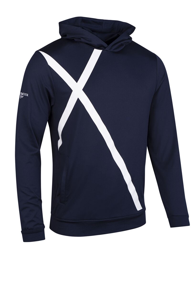 Mens Saltire Performance Midweight Golf Hoodie Mens Saltire Performance Midweight Golf Hoodie