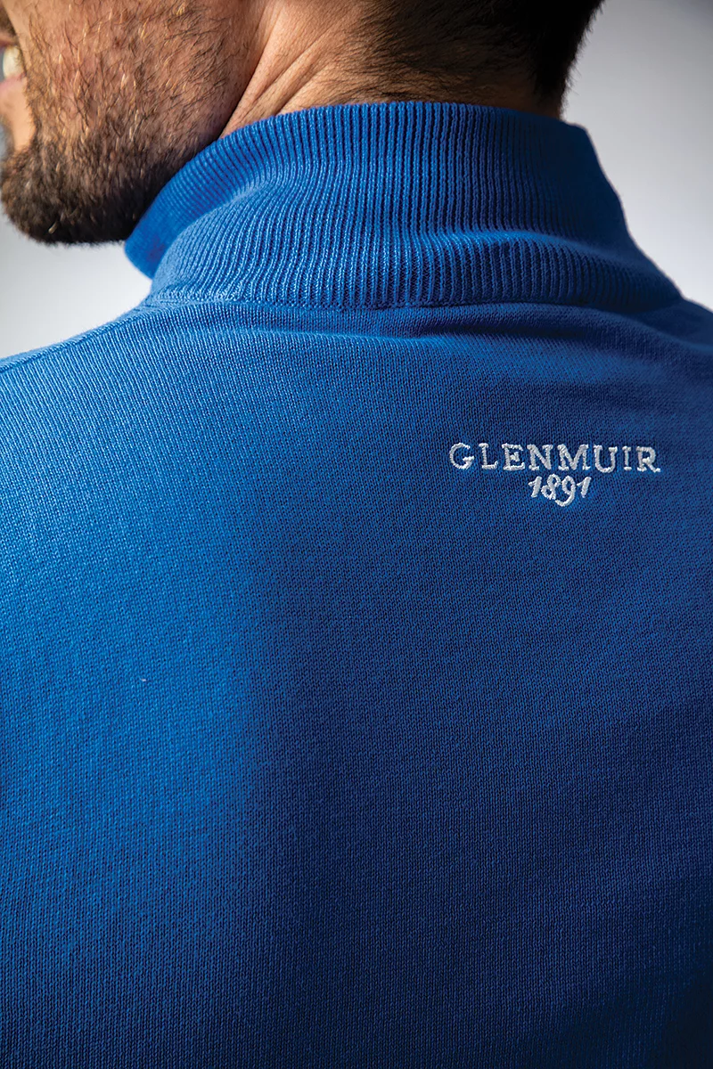 The Open Mens Quarter Zip Saltire Cross Cotton Lightweight Golf Slipover The Open Mens Quarter Zip Saltire Cross Cotton Lightweight Golf Slipover