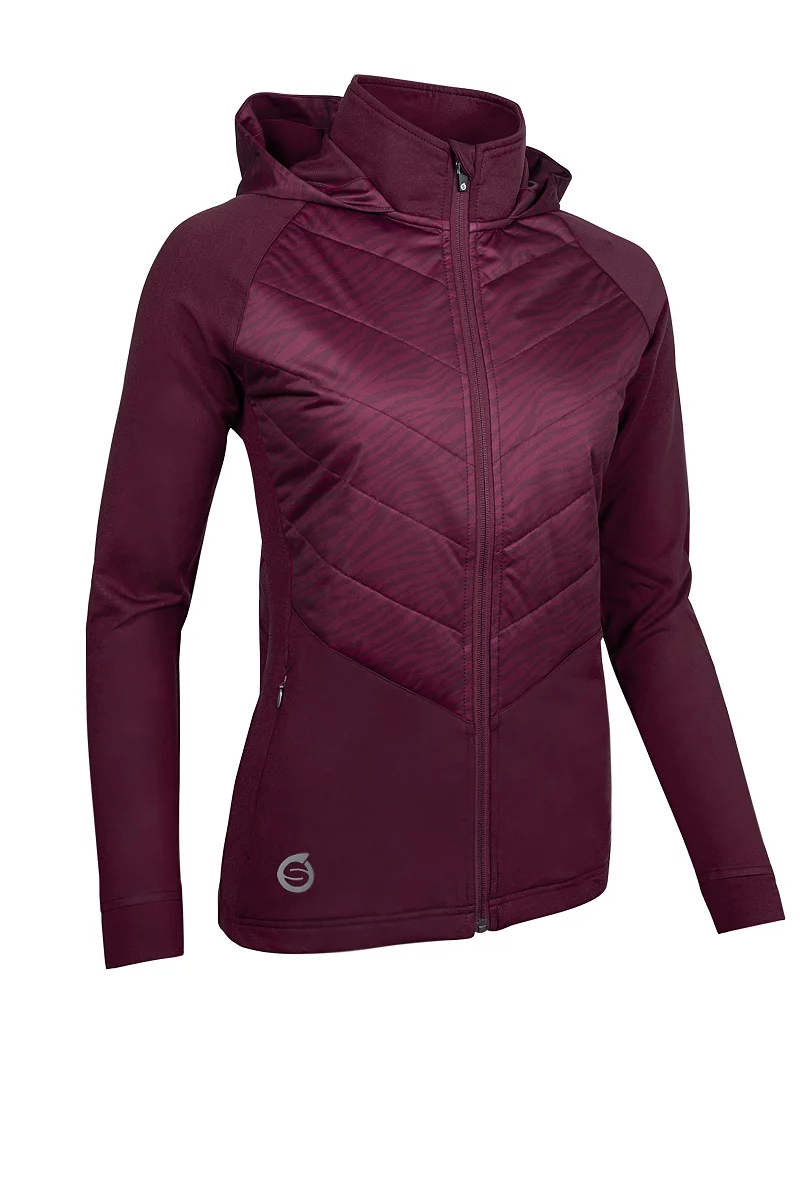 Hybrid Hooded Quilted Thermal Golf Jacket