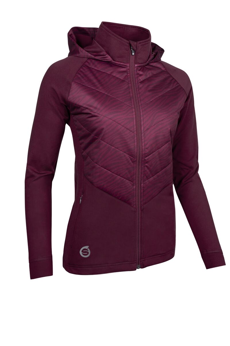 Ladies Hybrid Hooded Quilted Thermal Golf Jacket