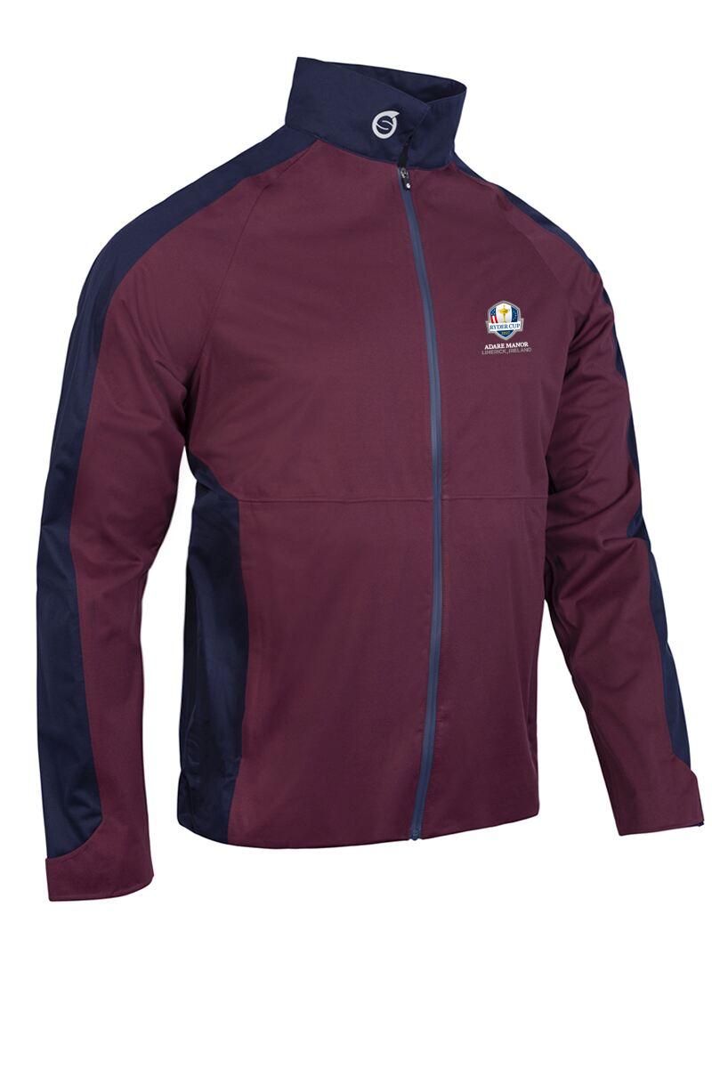 Official Ryder Cup 2027 Mens Seve Lightweight Waterproof Golf Jacket