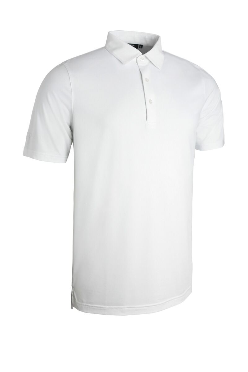 Mens Tailored Collar Performance Golf Shirt White XL