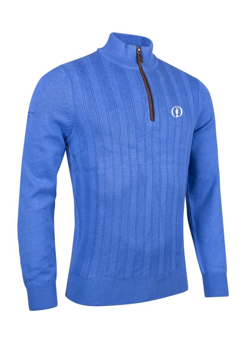 SOLWAY Mens Cashmere The Open Golf Sweater