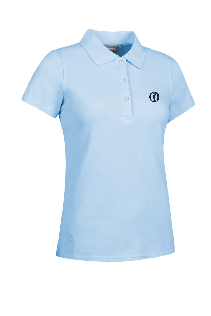 The Open Ladies Cotton Pique Golf Polo Shirt Paradise XL