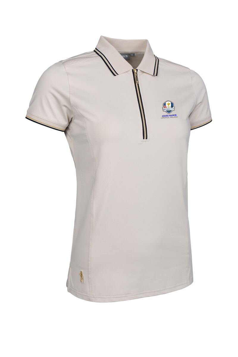 Official Ryder Cup 2027 Ladies Mesh Panel Performance Golf Shirt