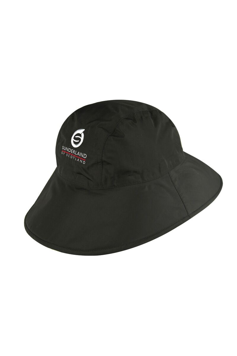 Mens And Ladies Ultra Lightweight Wide Brim Waterproof Golf Hat Sale Black S/M