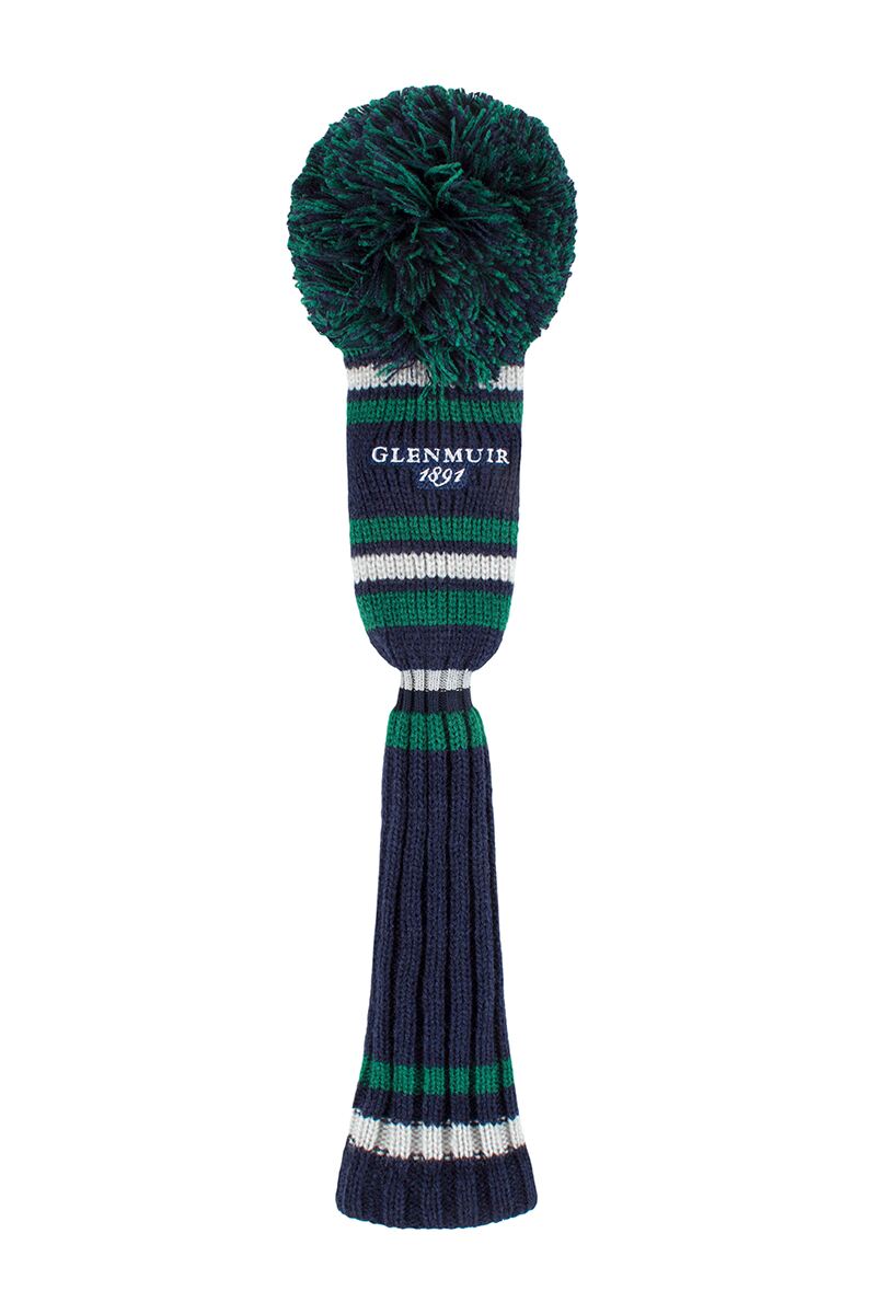 Pom Pom Tartan Stripe Hybrid Golf Headcover Tartan Stripe One Size