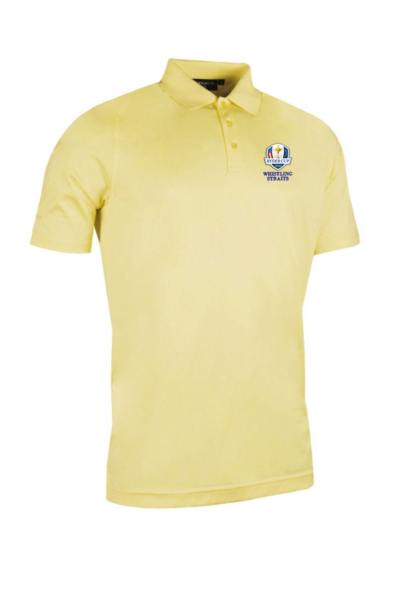 Official Ryder Cup 2020 Mens Plain Mercerised Golf Polo Shirt