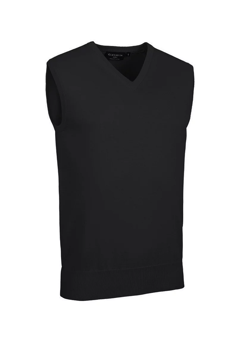 Official Ryder Cup 2027 Mens V Neck Cotton Lightweight Golf Slipover Black XL