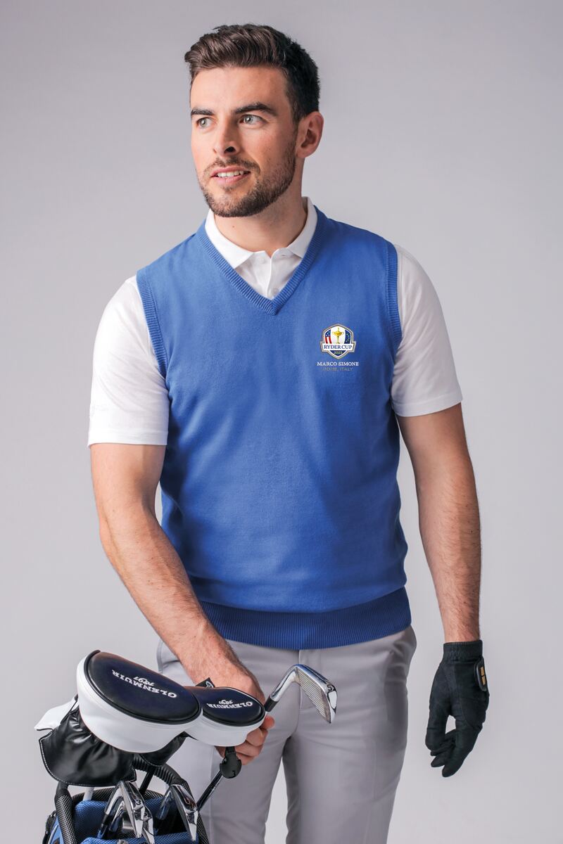 Ryder Cup Mens Cotton Golf Slipover
