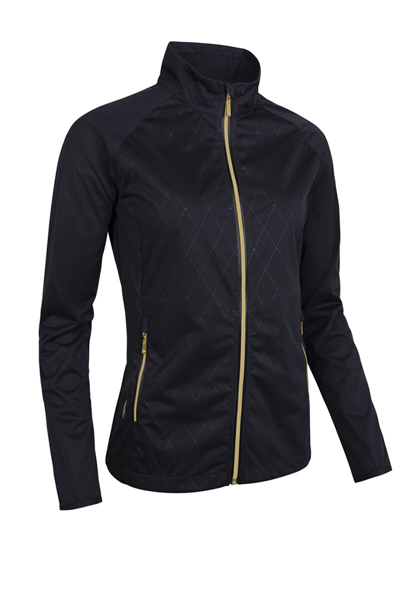 Ladies Full Zip Lightweight Stretch Water Repellent Golf Jacket