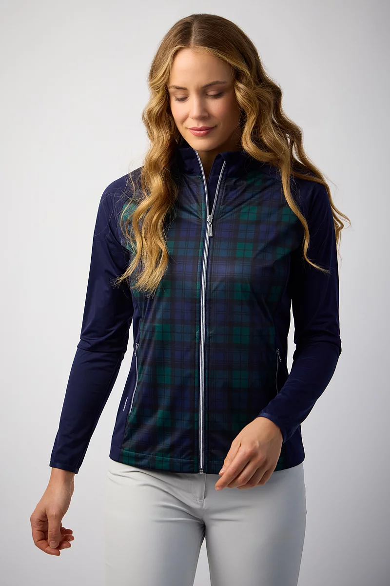 Ladies Full Zip Lightweight Stretch Water Repellent Golf Jacket