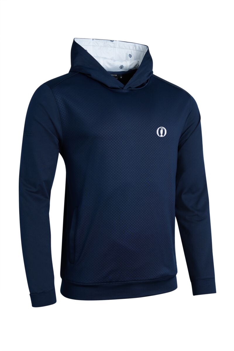 The Open Mens Hooded Performance Lined Midweight Golf Midlayer