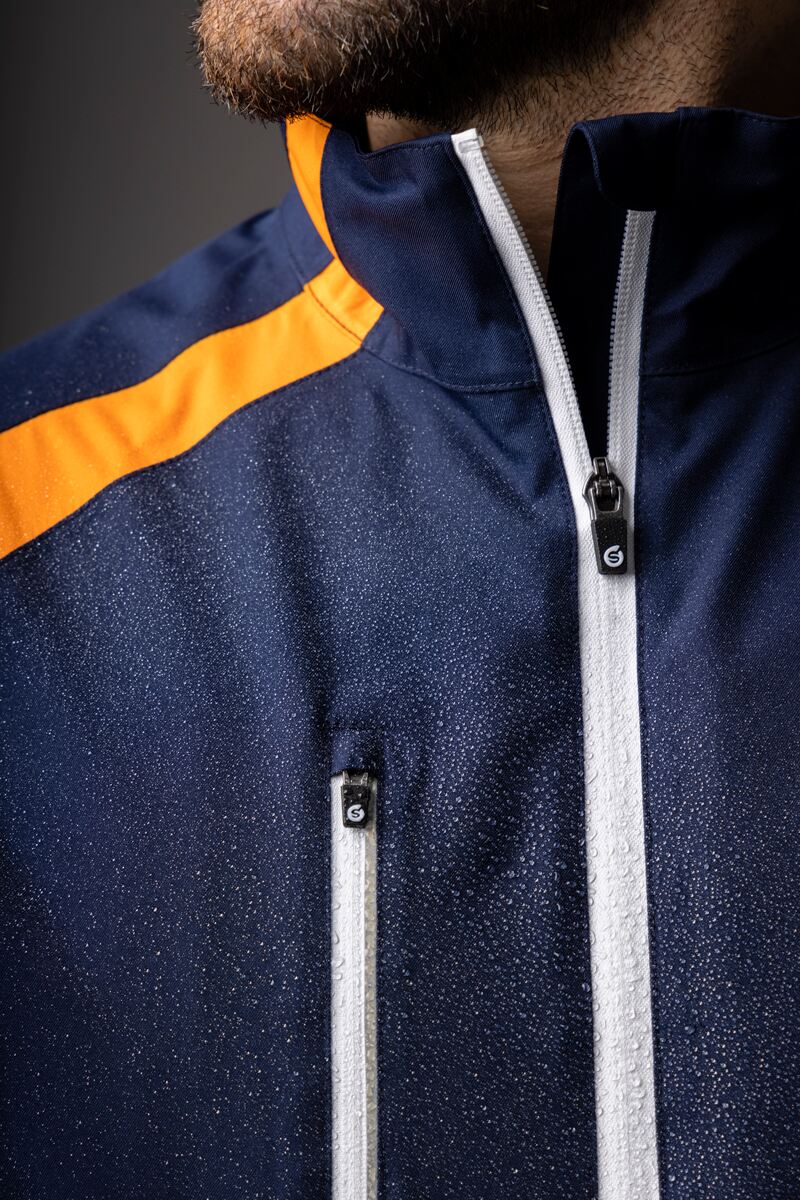 Mens Valberg Panelled Rain Golf Jacket