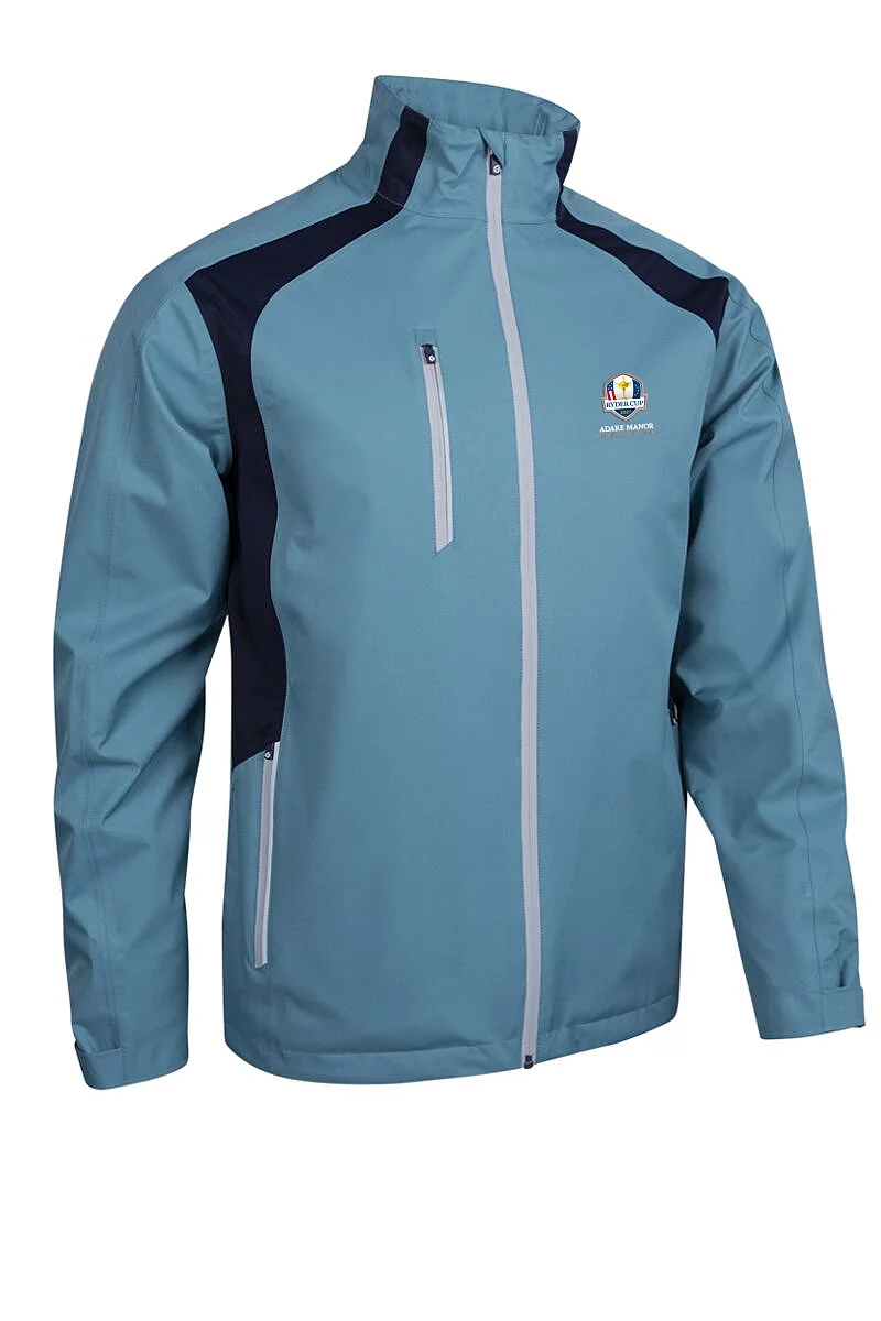Official Ryder Cup 2027 Mens Panelled Waterproof Golf Jacket