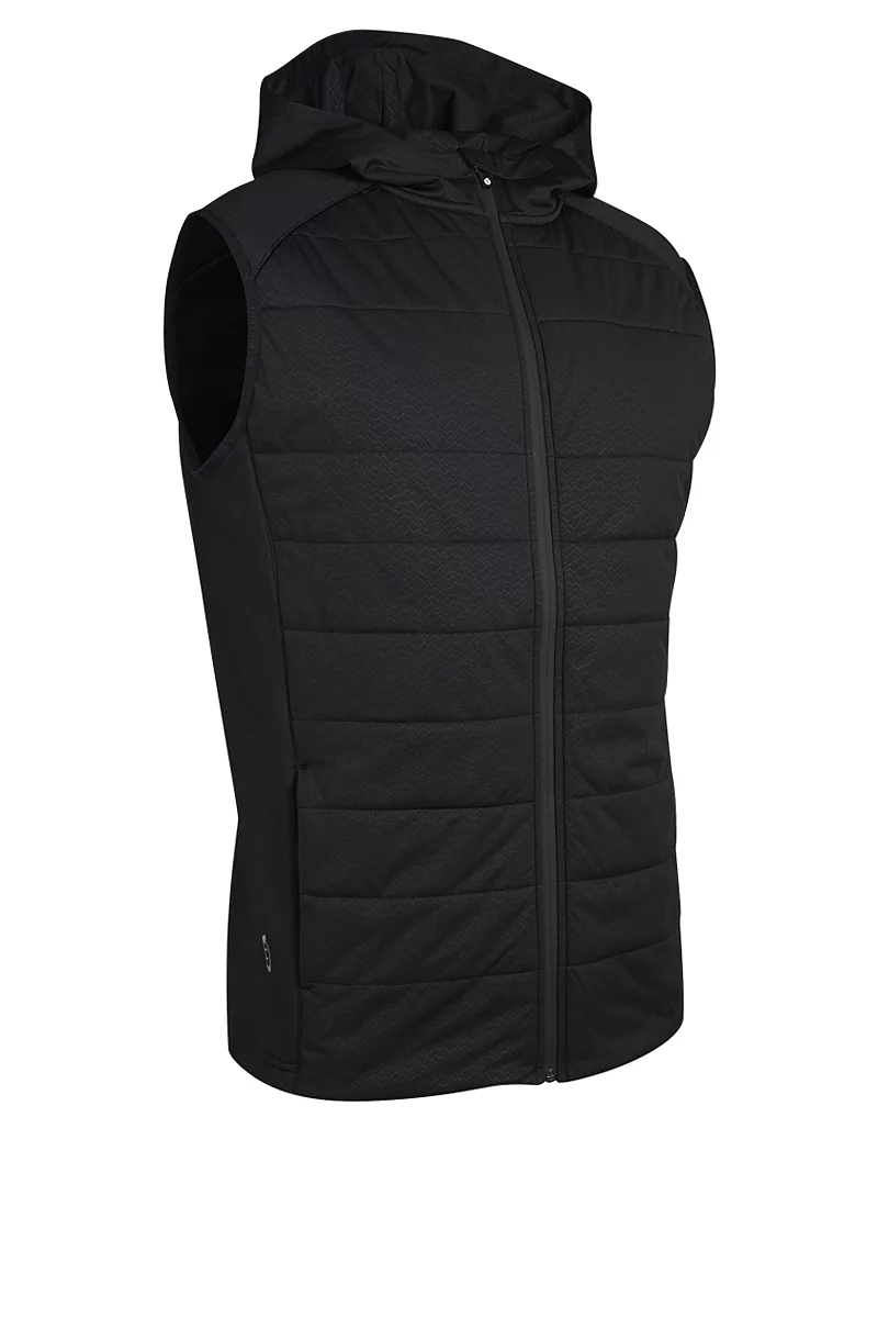 Hybrid Padded Performance Sleeveless Midweight Golf Hoodie