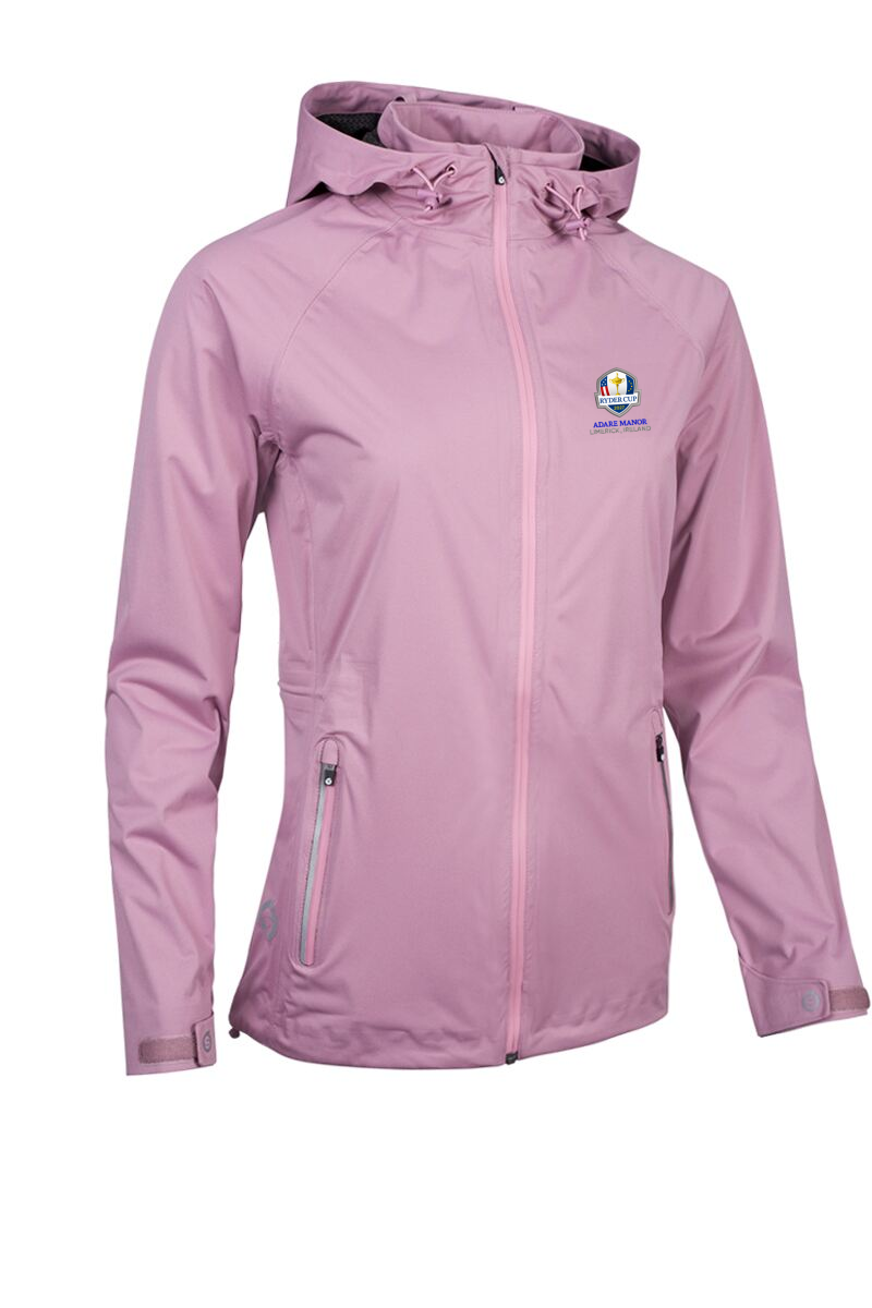 Official Ryder Cup 2027 Ladies Concealed Hood Lightweight Waterproof Golf Jacket