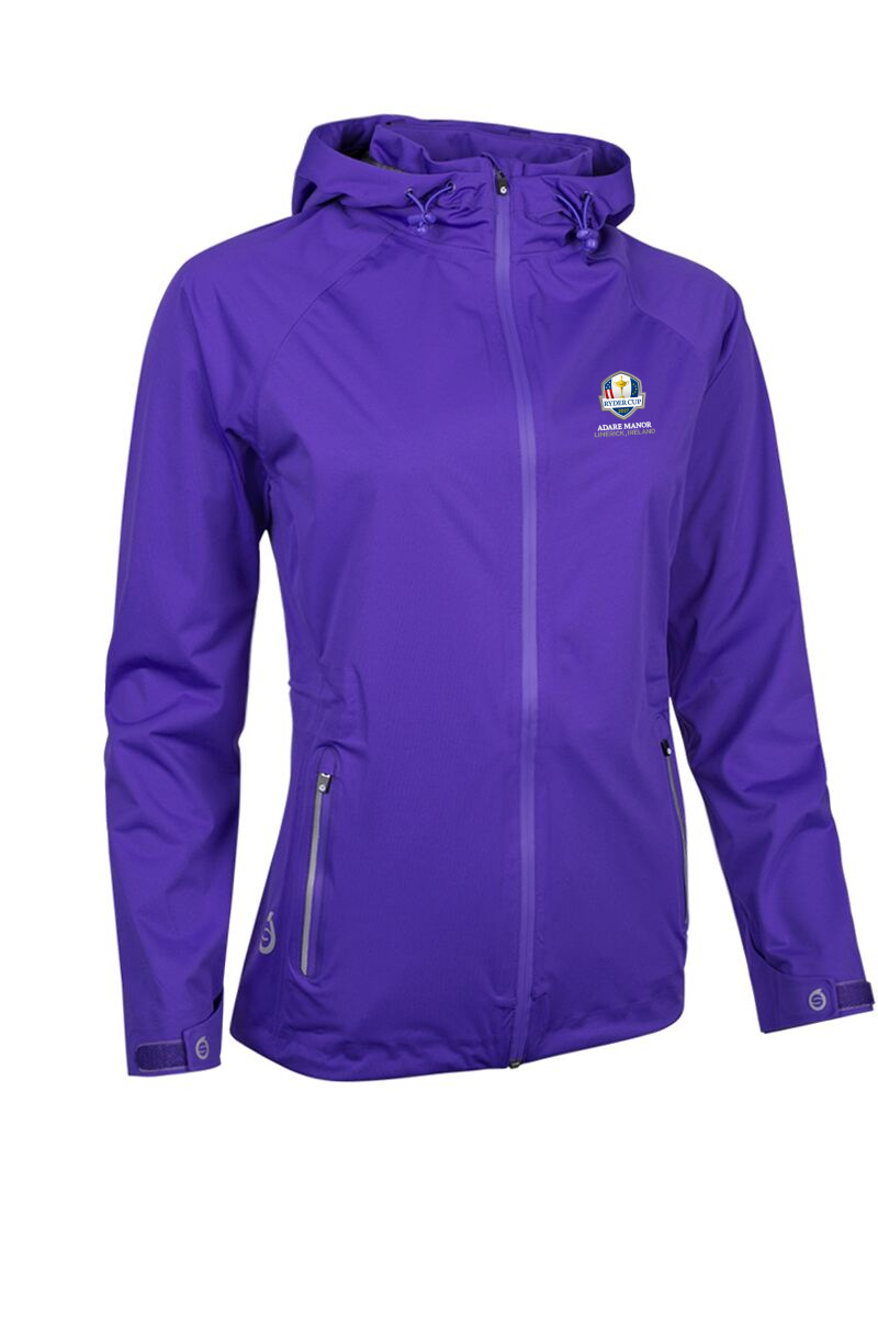 Official Ryder Cup 2027 Ladies Concealed Hood Lightweight Waterproof Golf Jacket