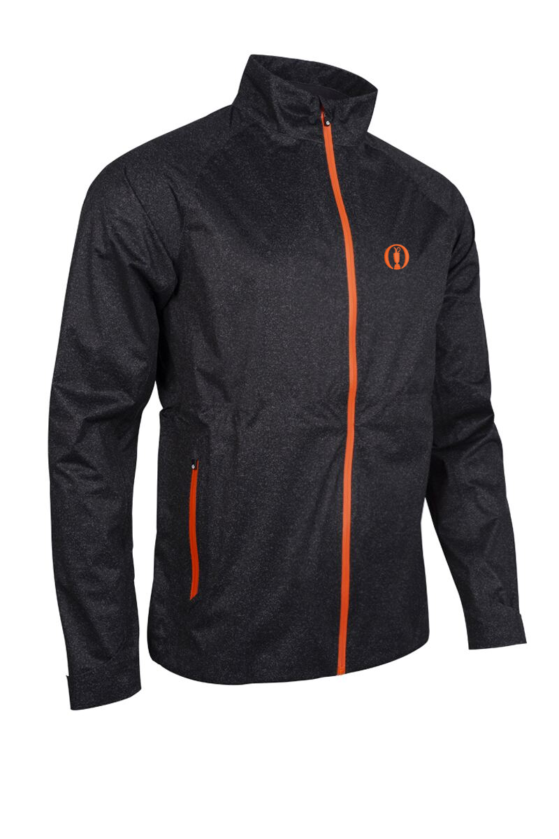 The Open Mens Whisperdry Lightweight Stretch Waterproof Golf Jacket The Open Mens Whisperdry Lightweight Stretch Waterproof Golf Jacket