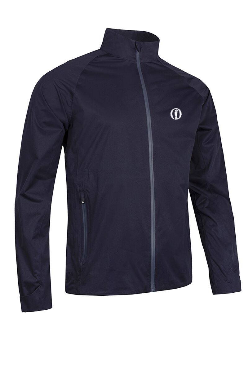 The Open Mens Whisperdry Lightweight Stretch Waterproof Golf Jacket The Open Mens Whisperdry Lightweight Stretch Waterproof Golf Jacket
